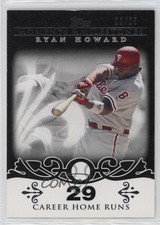 2008 Topps Moments & Milestones Black 12/25 Ryan Howard #30 3c7
