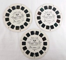 Vtg View Master Reels Lot Of 3 A B C 101 Dalmations Reprint Cartoon