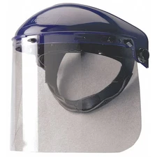 Mcr Safety 8Aa82 Ratchet Face Shield Assembly, Clear Visor, Polyethylene,