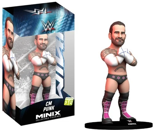 Minix Collectible Figurines CM Punk #112 WWE Wrestling 5 inch Vinyl Figure