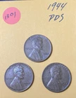 1944 PDS Lincoln Wheat Cent #1301
