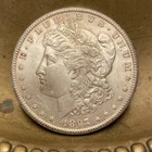 1897-S Morgan Silver Dollar Gem BU, Better Date San Francisco Mint