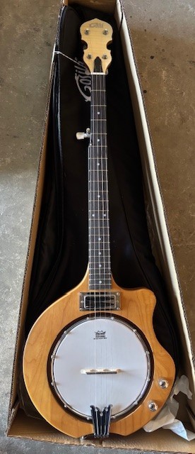 5String Electric Banjo  Maple Body & Neck Purple Heart Fingerboard ( Open Box )