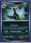 Pokemon TCG Obsidian Flames Reverse Holographic Umbreon 130/197 Near Mint