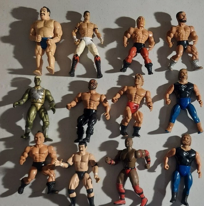 WWE Royal Rumble Trailer W 12 Vintage Wrestling Figures Hulk Hogan Tabe Sumo