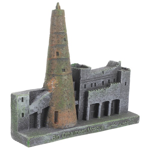 City Walled Castle Ornaments Office Resin for Aquarium Fish Tank Props