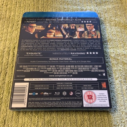 A single man bluray dvd new & sealed - Picture 2 of 2