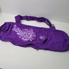 Full Zip Exercise Yoga Mat Carry Bag w/ 2 Cargo Pockets & Adjustable Strap Gaiam