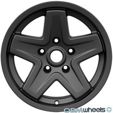 16 5x127 Set Of 4 Wheels Rims For Jeep Wrangler 16x7 Star Matte Gunmetal Gray