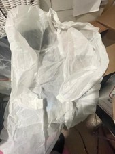 15 MEDIUM Disposable Lab Coats Non-Sterile Cloth-Like Fabric Coats Unisex DR3 