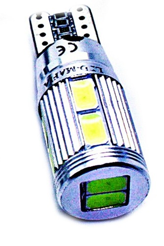 2x 10x LED T10 Set - W5W Car Bulbs Interior Reserve Light VW BMW red white blue - Picture 8 of 11