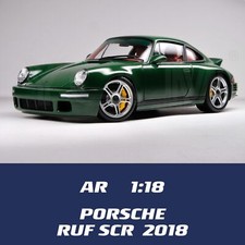 Almost Real 1:18  RUF SCR 2018 Diecast Model Car Green Boys Gift Display