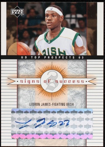 2003 Lebron JAMES Rookie GEM Mint 9.5 BGS Upper Deck Top Prospect