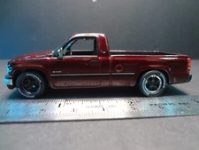Johnny Lightning 2002 Chevy Silverado cherry red - Loose 1:64