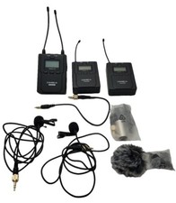 Comica CVM-WM200TX UHF Wireless Dual Transmitter  Receive Microphone System Kit