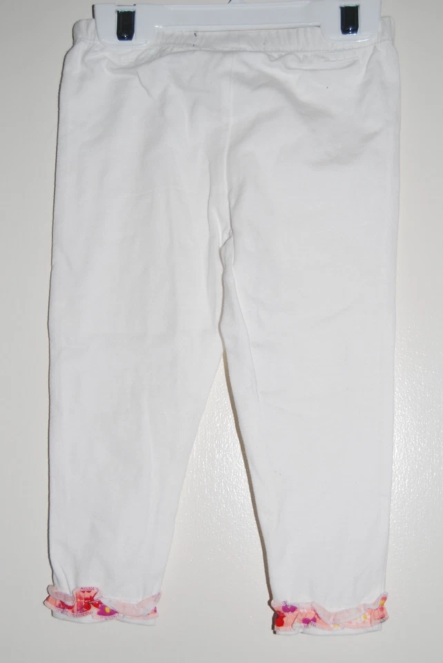 NUEVO CON ETIQUETAS ABS Niños Pequeños Niñas Rosa Floral Tanque con Volantes Blancos Conjunto de Leggings talla 3T Foto 3 de 4