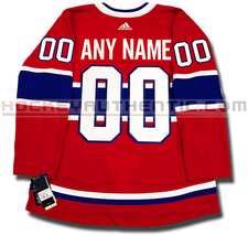MONTREAL CANADIENS ANY NAME & NUMBER ADIDAS ADIZERO HOME JERSEY AUTHENTIC PRO