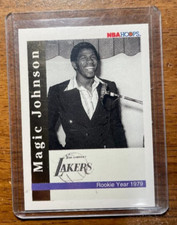 1992 NBA Hoops Magic Johnson Rookie Year 1979 Retirement Year 1991