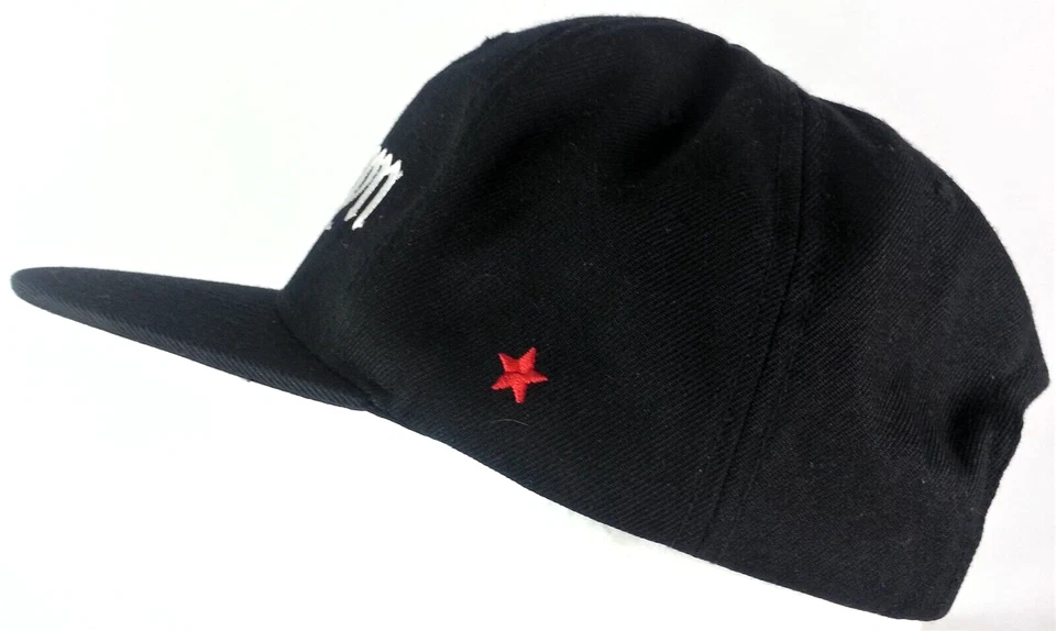 Gorra Crooklyn Snapback SSUR Plus Gorra Negra Acrílico y Lana Rebelde Ejército Guerrilla Foto 2 de 4