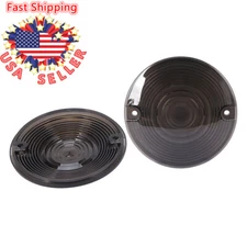 Smoke Turn Signal Light Cover LenS For Harley RoadKing FLHR FLHT Touring Softail