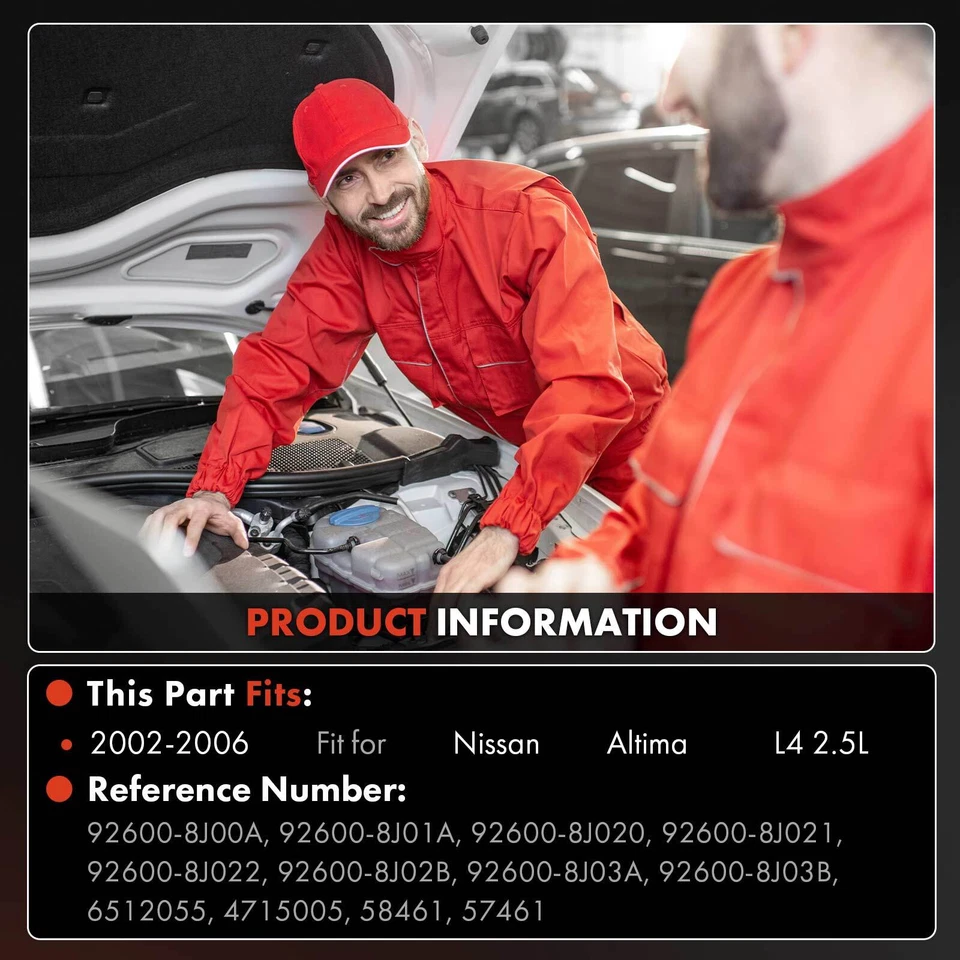 Новый компрессор переменного тока со сцеплением для Nissan Altima 2002 2003 2004 2005 2006 L4 2,5 л - Изображение 2 из 4