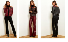 Branded Eva Ladies Leather Jacket Casual Top Discounted Sale Price Uk