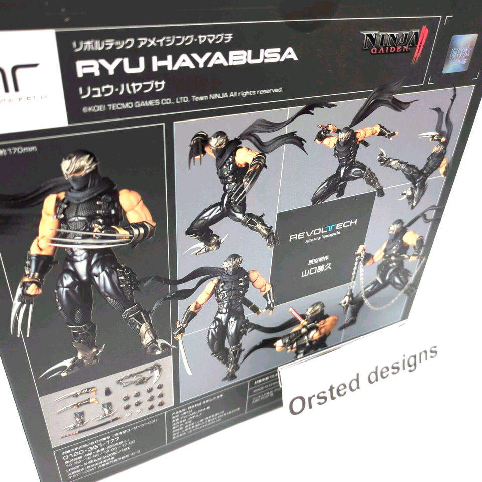 Kaiyodo Revoltech Amazing Yamaguchi Ryu Hayabusa NINJA GAIDEN 2 Action ...