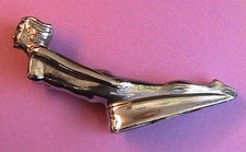ANTIQUE ORIGINAL FLYING LADY  CHROME HOOD ORNAMENT