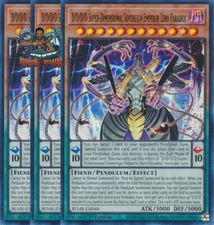 Yugioh! 3x D/D/D/D Super-Dimensional Sovereign Emperor Zero Paradox BLMR-EN046