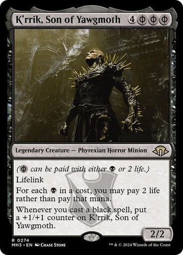 K'rrik, Son of Yawgmoth Modern Horizons 3 MTG Magic The Gathering