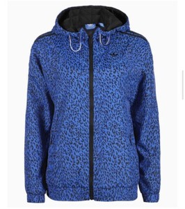 blue leopard jacket