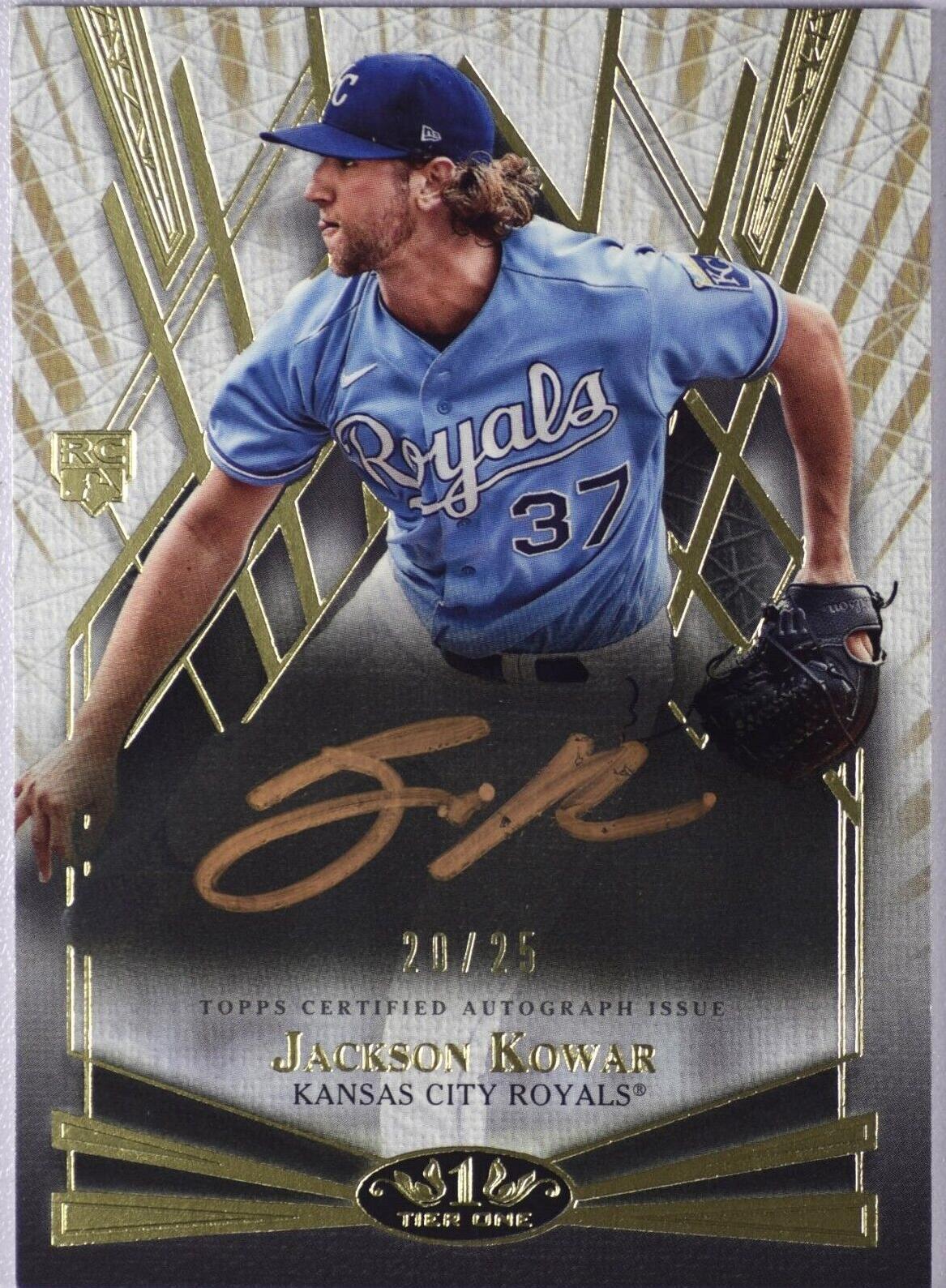 2022 Topps Tier One - Breakout Autographs Jackson Kowar #BOA-JKO Bronze ...