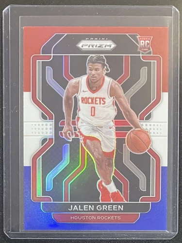 2021-22 Panini NBA Prizm Jalen Green #306 Red White & Blue Prizm!!