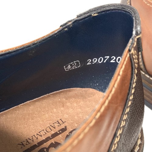 Rieker Mens Wingtip Brogue Synthetic Leather Shoes Smart Casual UK 8 / EUR 42 - Picture 12 of 13