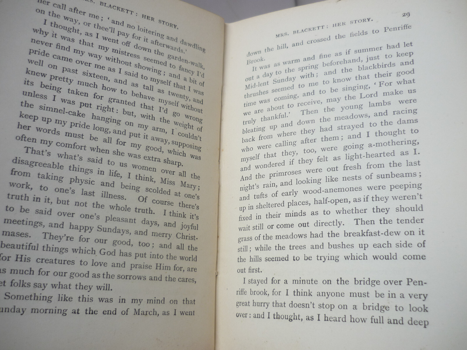 1909 - Mrs Blackett - Her Story - Decorative HB