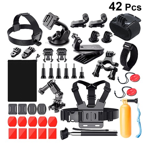 42 in Sports Camera Accessories Set Action Stick Kit Compatible Selfie - 第 4/12 張圖片