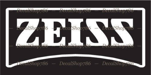 ZEISS Optics - Scopes - Hunting/Shooting - Vinyl Die-Cut Peel N' Stick Decals - Afbeelding 1 van 1