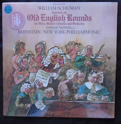 SCHUMAN, Concerto On Old English Rounds Bernstein USA New Sealed LP FREE SHIP