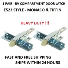 1 Pair - E523 RV Baggage Compartment Door Slam Trigger Latch Lock Monaco Tiffin