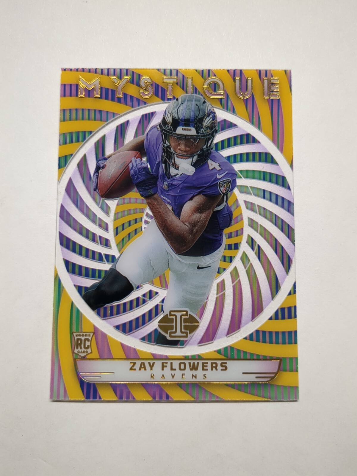 2023 Illusions ZAY FLOWERS MYSTIQUE GOLD /25 RAVENS