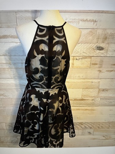 NWT Keepsake The Label size M black mini dress zipper lined - Picture 8 of 9