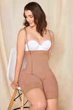 JACKIE LONDON 2035 - Womens Shorts Body shaper Strapless With Lateral Zipper