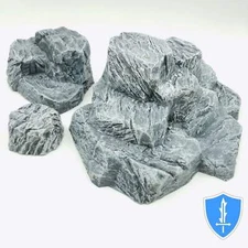 Rock Hills - Monster Fight Club D&D Pathfinder Painted Scenery NIB