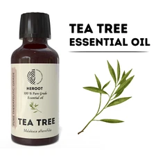 Pure Tea Tree Essential Oil - Effective for Acne, Antiseptic, Skin Care Solution