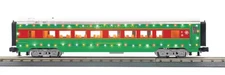 MTH RAILKING O GA CHRISTMAS LED BODY LIGHTS 60' STREAMLINED COACH 30-68288 NEW