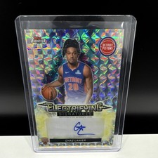Topps Finest Electrifying Signatures Chaz Lanier Auto #ESG-CL Pistons 2025-26