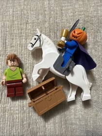 LEGO Scooby-Doo Headless Horseman Minifig Scd002  with Horse/Saddle Shaggy
