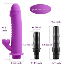 Purple Licker Head Massage Gun Heads  Deep Tissue Massager Attachments