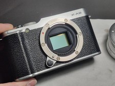 FUJIFILM X-A2 16.3MP Digital Camera Body Silver With Strap in good condition