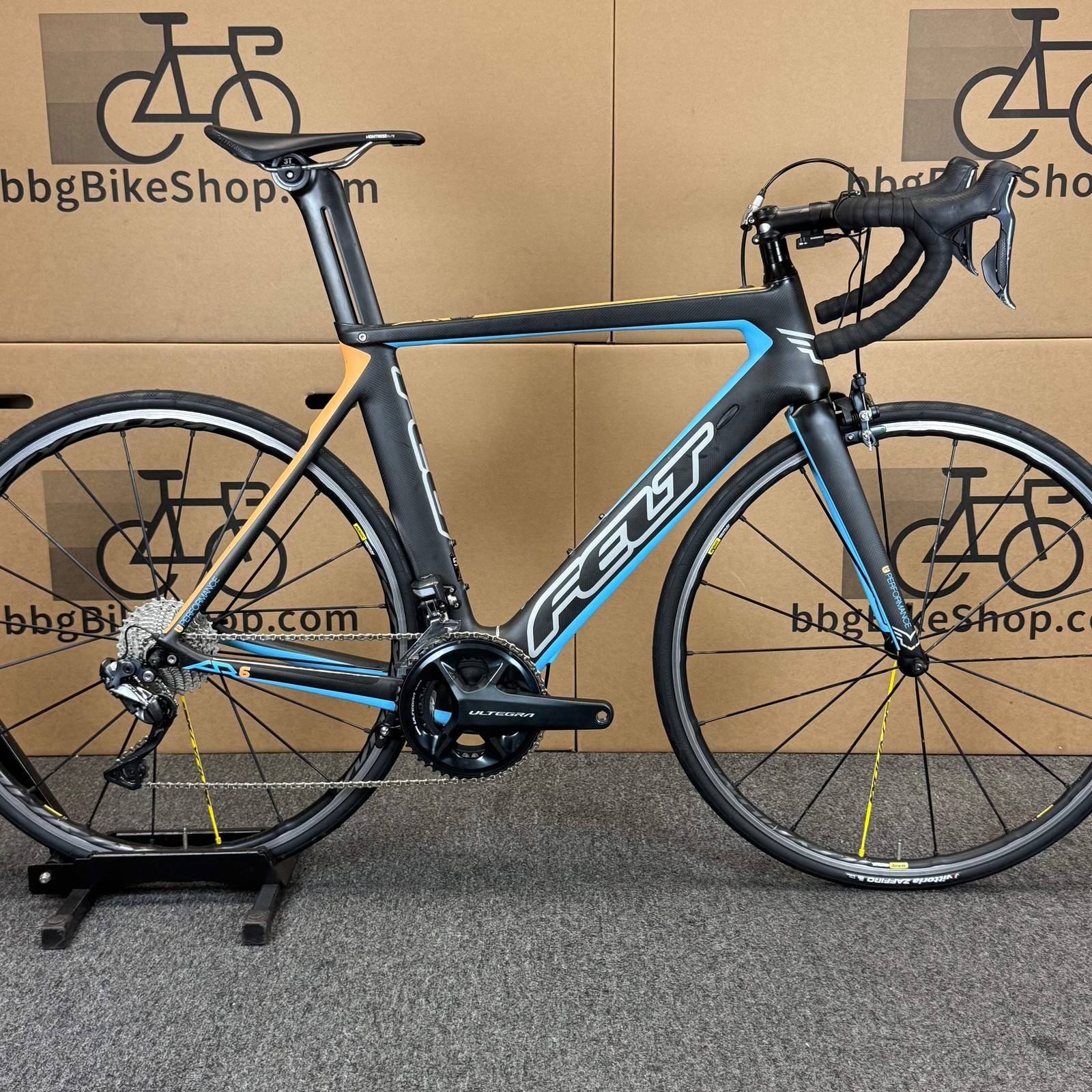 Used Felt AR6, Shimano Ultegra Di2 11-Speed, Carbon Aero Road Bike-2017, 56cm